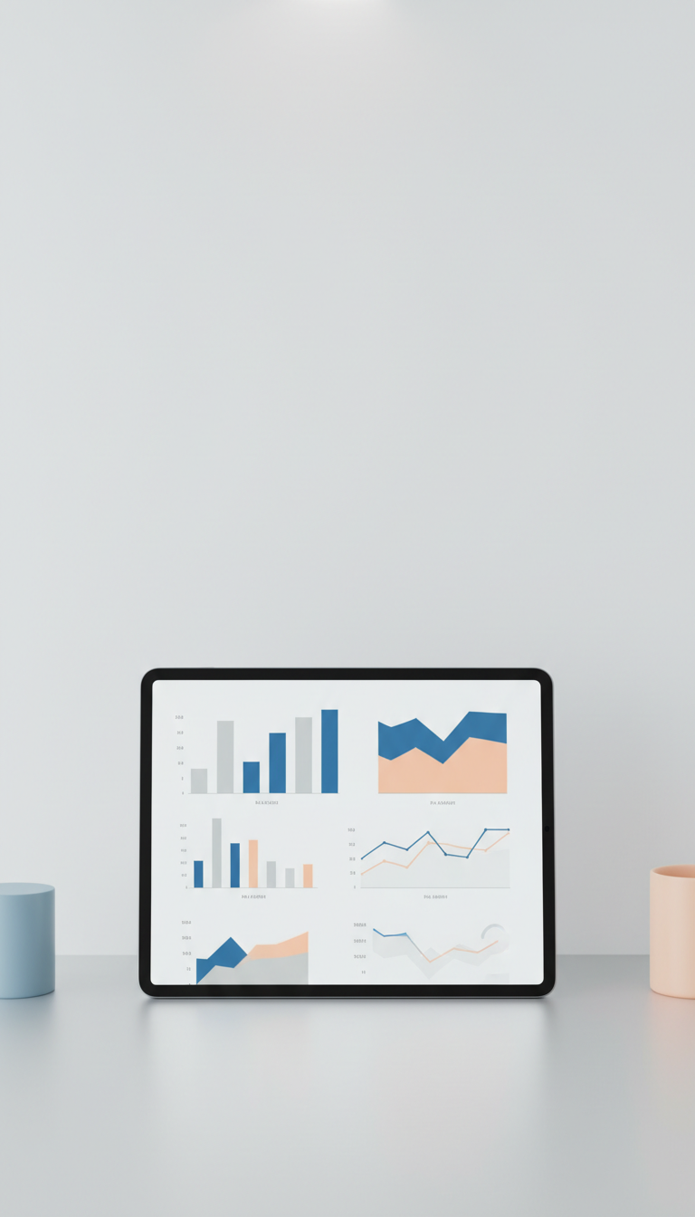 Tablet Analytics Dashboard with Real-Time Insights